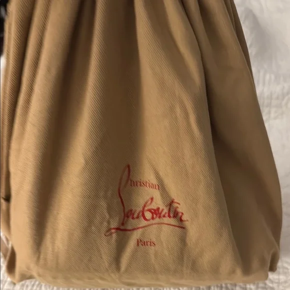 Louboutin Studded Blue and Red Women's Bag - Picture 15 of 17